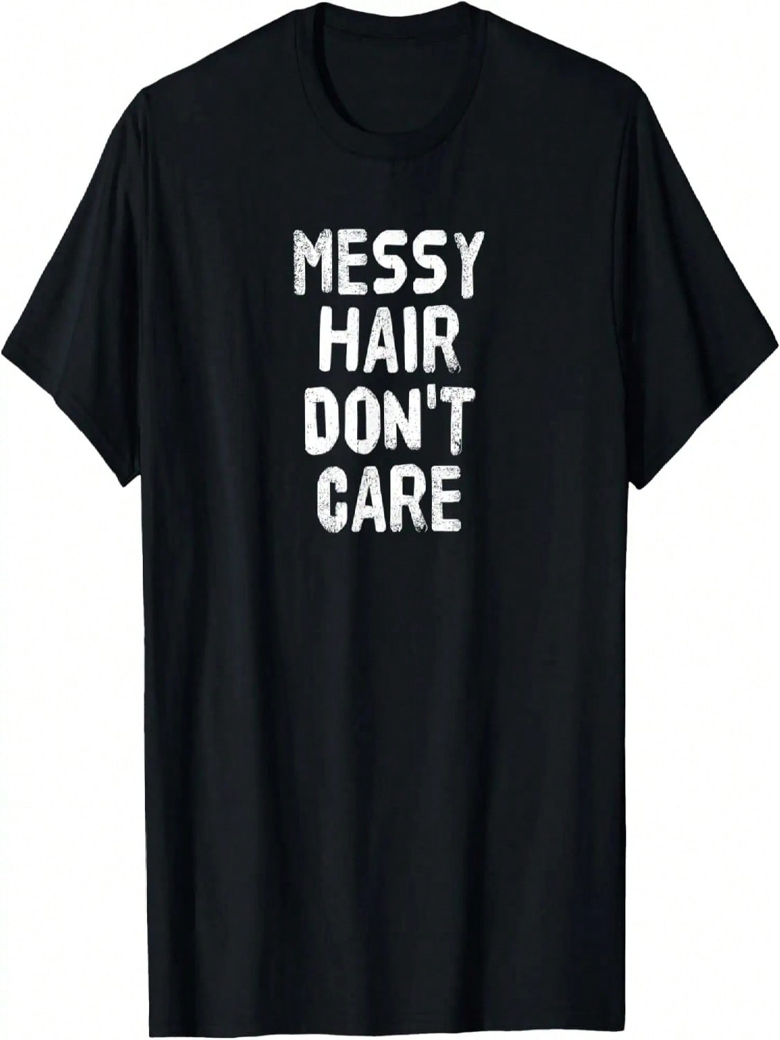 MESSY HAIR DON T CARE T-Shirt Gift S разноцветный