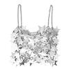 Women Star Sequins Crop Top Skirt Nightclub Party Sexy Tassel Body Chain Jewelry
