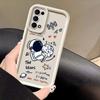 Cartoon Astronaut Space Phone Case For Infinix SMART SPARK 9 10 20C 30C 40C CAMON 20 30 40 POP 8 POVA 6 7 ITEL A70 A80 A90 Cover