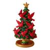 Christmas Ornament Colorful Christmas Tree Resin Display Mold with Bird Decor Living Room Bedroom Home Party Decor