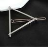 A028 Triangle Moon Circle Geometric Hair Clip - European & American Style Hair Accessories