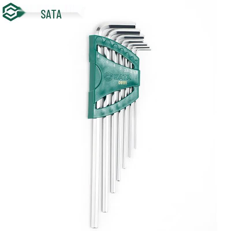 SATA 7-Piece Extra-Long Hex Key Wrench Set 7-Piece