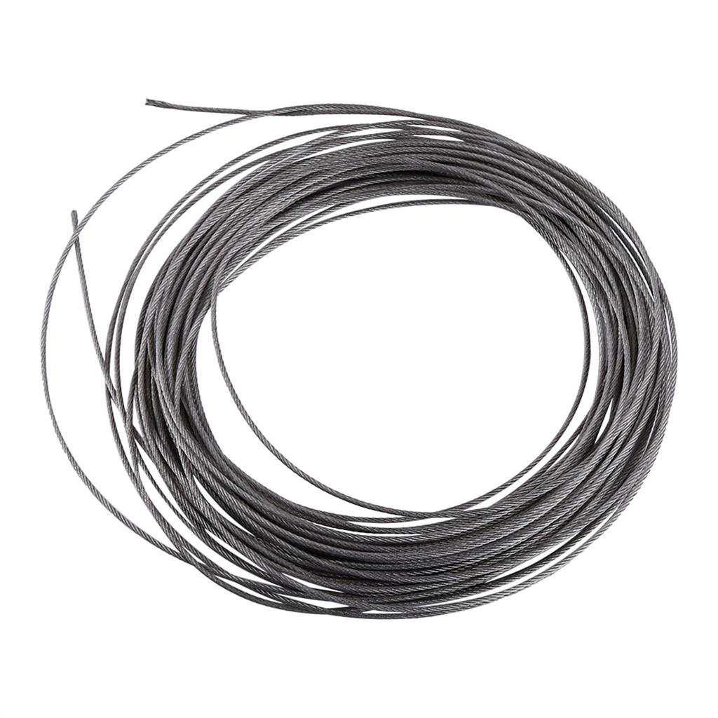 1Pc 15 Meters 304 Stainless Steel Cable Wire Rope Diameter 1.5mm