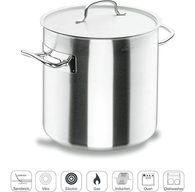 Lacor Soup Pot with Lid 40 Cm 50 L (50140)
