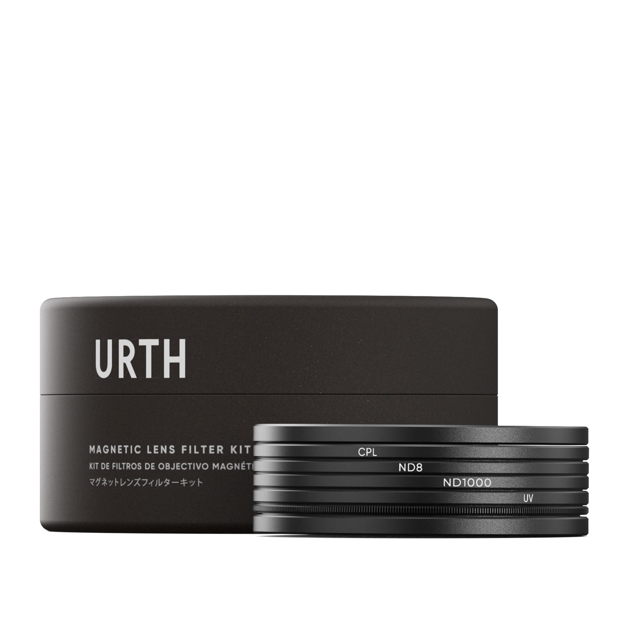 

Urth 77mm Magnetic Circular Polarizer ND1000 Lens Filter Kit UV, (CPL), ND8, (Plus+)