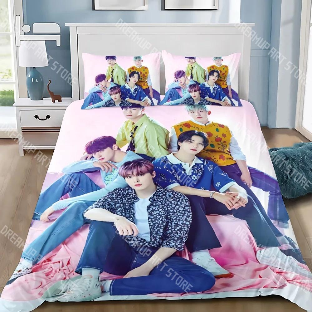 ASTRO BAND Hwang in Youp Cha EunWoo Bedding Set Twin Queen King Full Size Duvet Cover Pillowcase Bed boys girls Adult