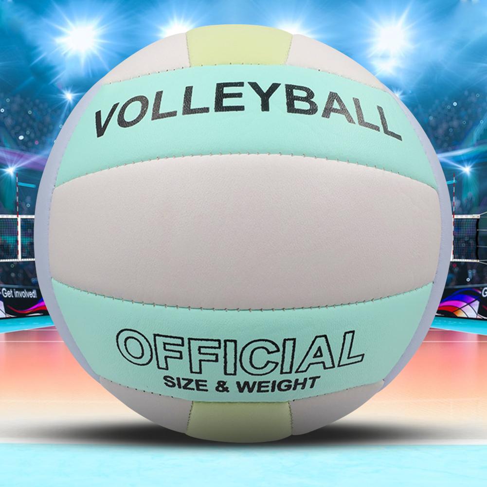 Size 5 Training Game Volleyball Non-Slip Soft Beach Volleyball Professional Competition Volleyball for Outdoor Indoor Training