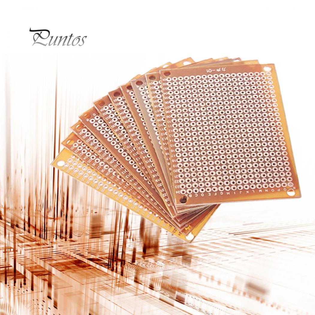 

10Pcs 5x7cm ProtoPaper Copper PCB Experiment Matrix Circuit Board