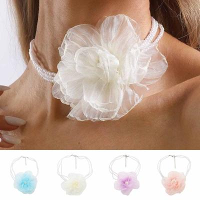 Vintage Style Imitation Pearl Necklace Adjustable Length Multi-Layer Necklace  Women Fashion