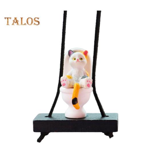 

Подвеска для автомобиля в виде унитаза с изображением кота, подвесное украшение для зеркала заднего вида с шнурком, юмористические аксессуары для салона автомобиля светло-желтого