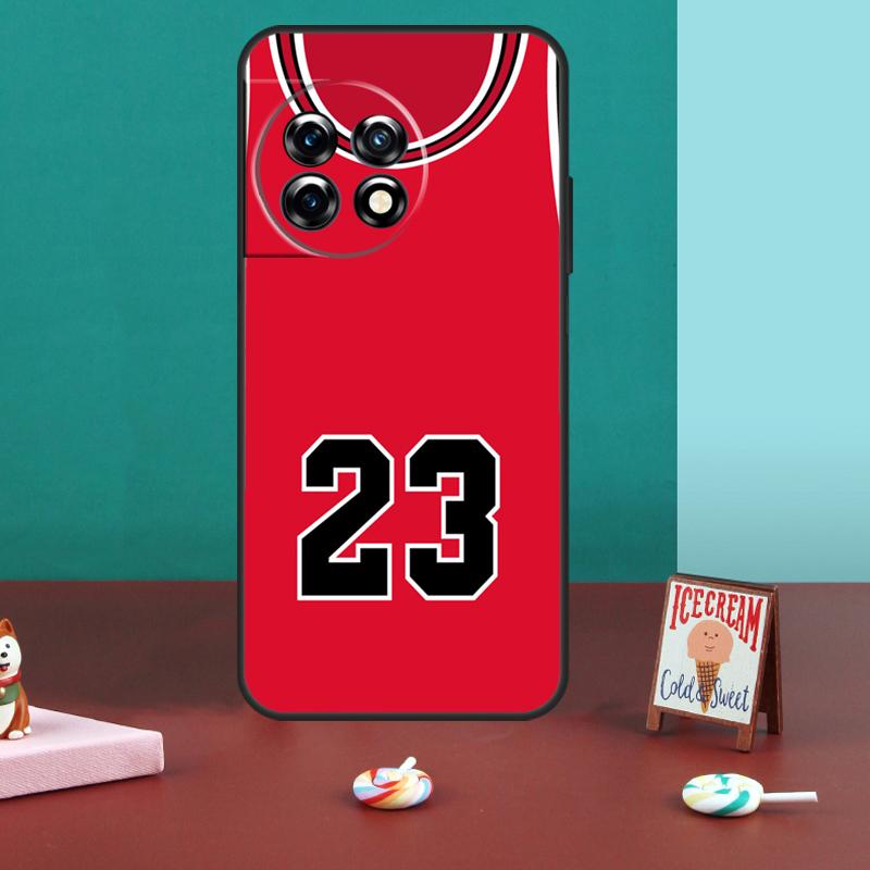 Basketball Number 23 For OnePlus Nord CE 5 2 3 4 Lite N20 N30 Case For OnePlus 15 13 12 11 13T 10T 8T 10R 12R 13R