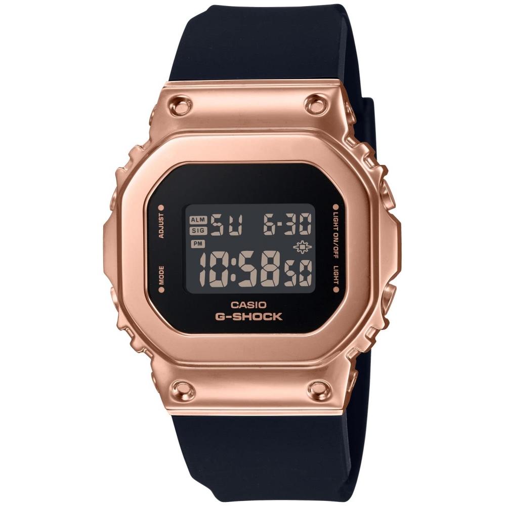 

[CASIO] Часы G-SHOCK среднего размера, модель с металлическим корпусом Gm s5600pG 1jf Unisen для взрослых, черные