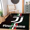 Juventus Customized Name Carpet Design for Kitchen Balcony Playrooms Entryway Anti-slip Rug Office home decor Gift for Festivals