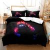 Cool Artistic Boy Abstract Figure Duvet Cover + 2 Pillowcases Aesthetic Line Art Print Polyester Teen Bedroom Decor