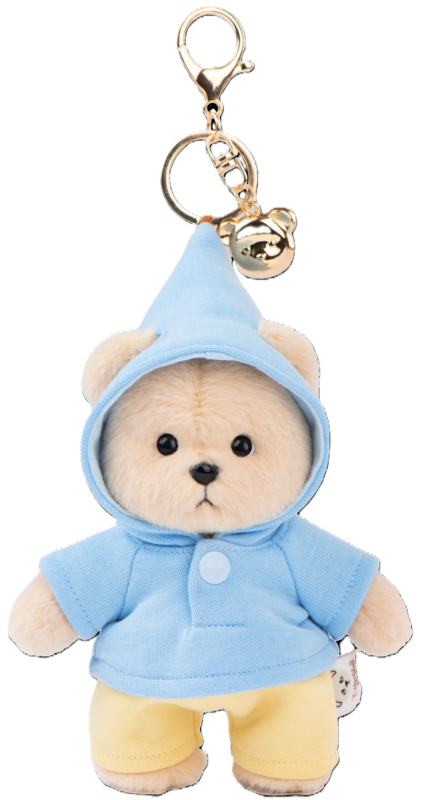 [TeddyTales] Брелок-брелок Лина Медведь Signature (Молочный чайБелый) XS