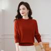 Women's 100% Pure Wool Round Neck Pullover Sweater