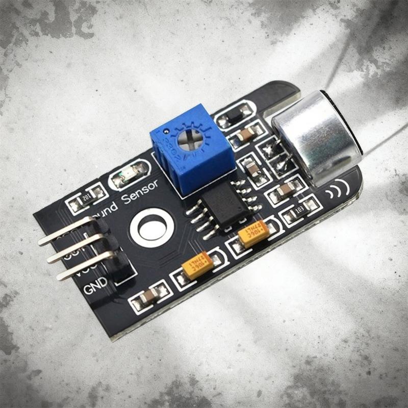 Low Power Consumption Microphone Sensors Module for Home Security Systems Devices Long Durations Operation Sound Sensors