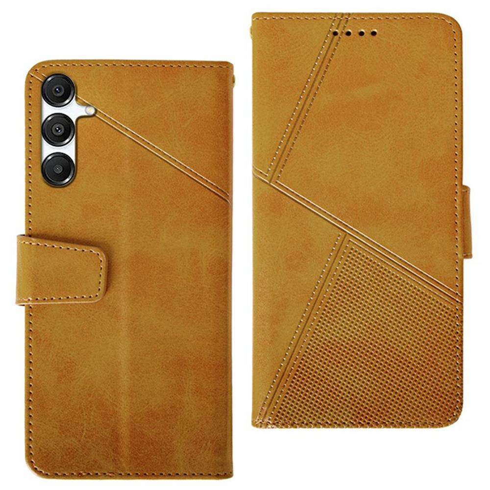

IDEWEI For Samsung Galaxy S26+ Case Leather Wallet Phone Cover Stand Calf Texture