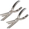 1/2pcs BBQ Rib Membrane Remover Stainless Steel With Curved Blade Handle Preparation Tool Kitchen Barbecue Rib Peeler Accessorie