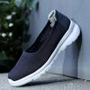 Herbstschuhe für Mütter mittleren Alters und ältere Mütter, Damen-Freizeitschuhe aus gewebtem Mesh-Stoff, Atmungsaktive Sportschuhe, Einschlupfschuhe für ältere Menschen