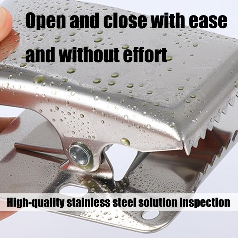 Roestvrij Staal Antislip Montage Fileer Klemmen met Schroeven Multifunctionele Vis Fileer Klemmen Staart Clip Wasbord Gereedschap