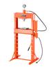 Hydraulic Shop Press, 30 T H-Frame Pneumatic Shop Press with Press Plate & Triangular Support