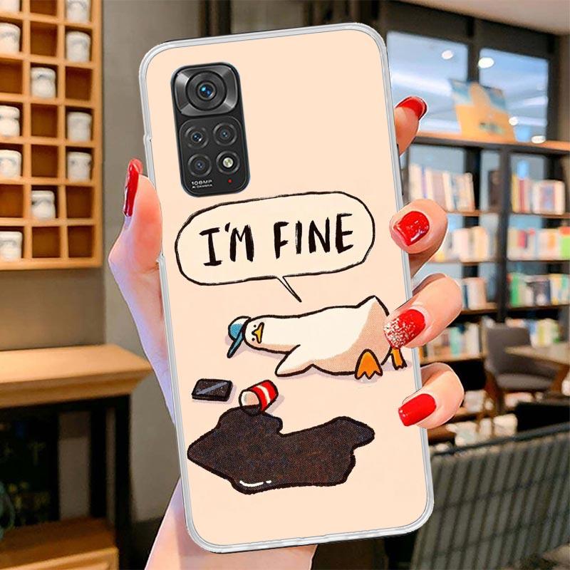 Cartoon Cute Goose Game Cover Phone Case For Xiaomi Redmi Note 15 14 13 12 11 10 Pro Plus 14S 12S 11S 11T 11E 10S Soft Fundas Sh