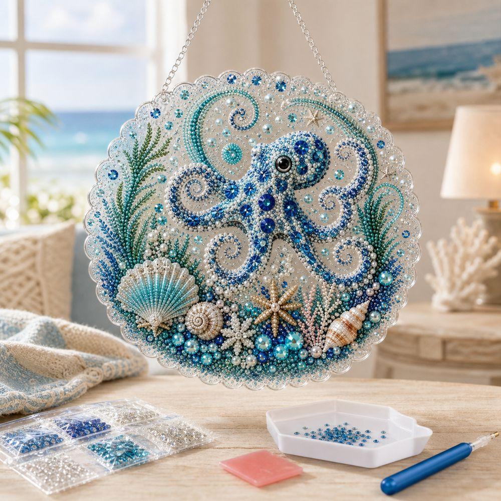 Glitzerndes Finish Perlenkunst DIY-Set Kompletter Bastel-Set Strassstein-Kunst-Set Handgemachtes Geschenk