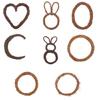 Handmade Rattan Vine Frame Wreath Rings For Making Beautiful Unique Style Wreaths And Garlands For Any Occasion