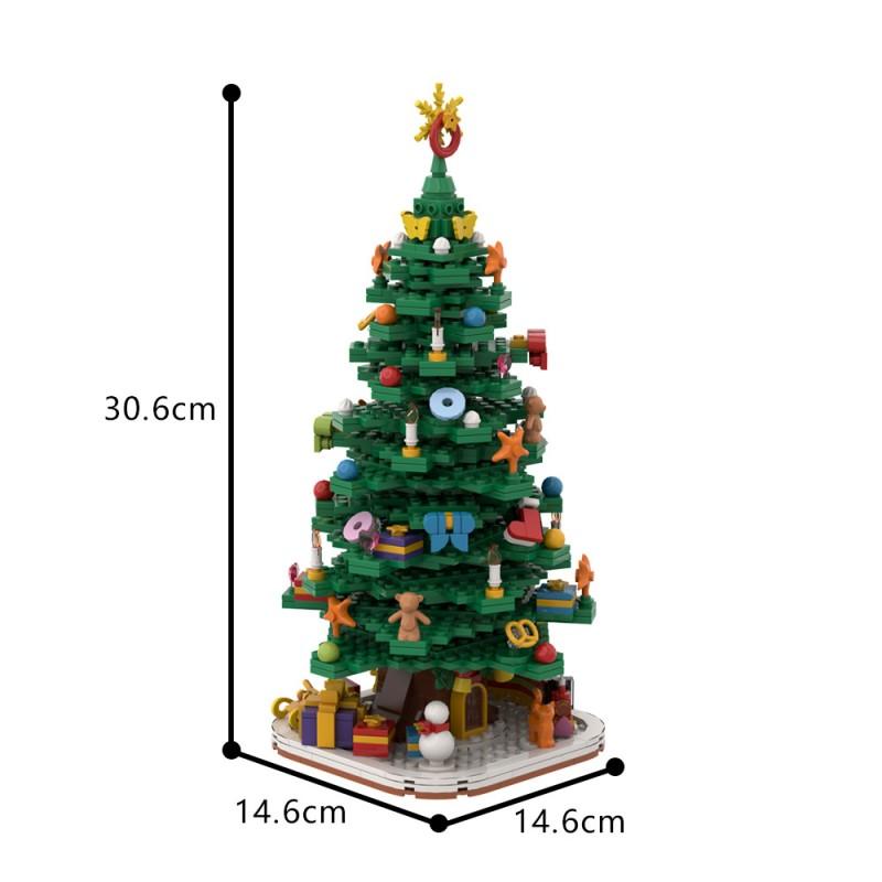 

Non-Toxic Building Blocks Christmas Tree Assembly Model High Brick Moc Parts Toy PDF drawings