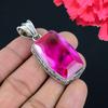 Pandantiv cu piatră prețioasă topaz roz, pandantiv din argint 925 solid, bijuterii, cadou pentru unisex