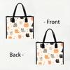 Cute Cat Print Casual Tote Bag Lightweight Portable Shoulder Bag for Daily Use