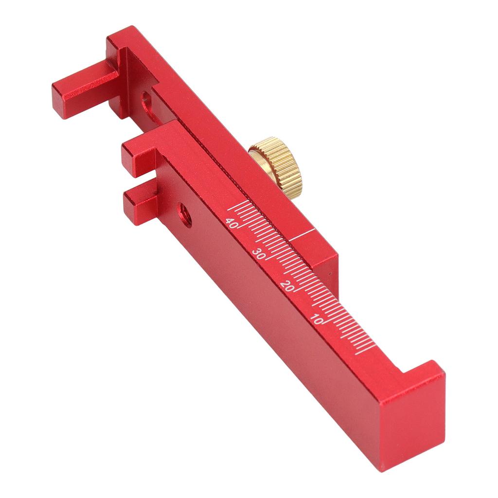 Woodworking Line Seam Gauge, Aluminum Alloy Depth Measuring Sawtooth Ruler, Marking Gauge Measuring Tools For Woodworking