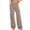 Women's High-Waist Flare Loose-Fit Straight Yoga Pants For Outdoor Sports