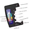 LCD Display Digital Battery Tester for C D N AA AAA 9V Button Cell Batteries Portable Battery Capacity Indicator Battery Level Tester Voltage Meter