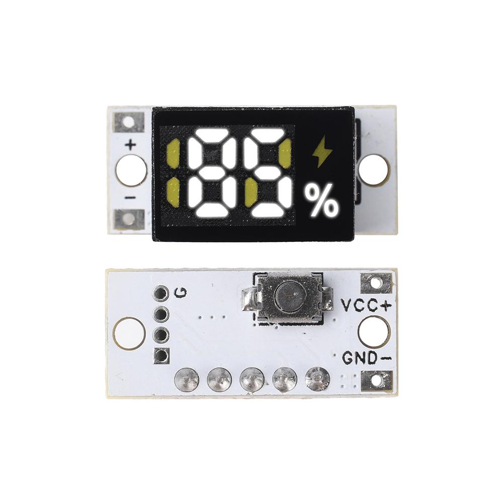 1S-4S Li-ion Lipo Lithium Battery Level Indicator Tester LED Digital Display Meter Module Battery Capacity Meter