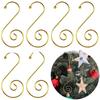 12/20Pcs/Set Party Supplies Christmas Decoration Hanger Hooks Xmas Tree Hook S Shaped Metal Hook