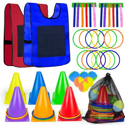 29-częściowy zestaw do rzucania pierścieniami, łapanie piłki, zabawka sportowa, zabawa na świeżym powietrzu, gra celnościowa, pierścień do rzucania, ogon, gra rodzinna, zabawa dla dzieci w domu i na zewnątrz, zabawa