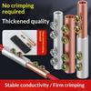 1/3Pcs Gtl Quick Cable Connector Copper Wire Butt Terminal Splice Copper Al Cable Wire Tubular Screw Bolt Connection Sleeve Join