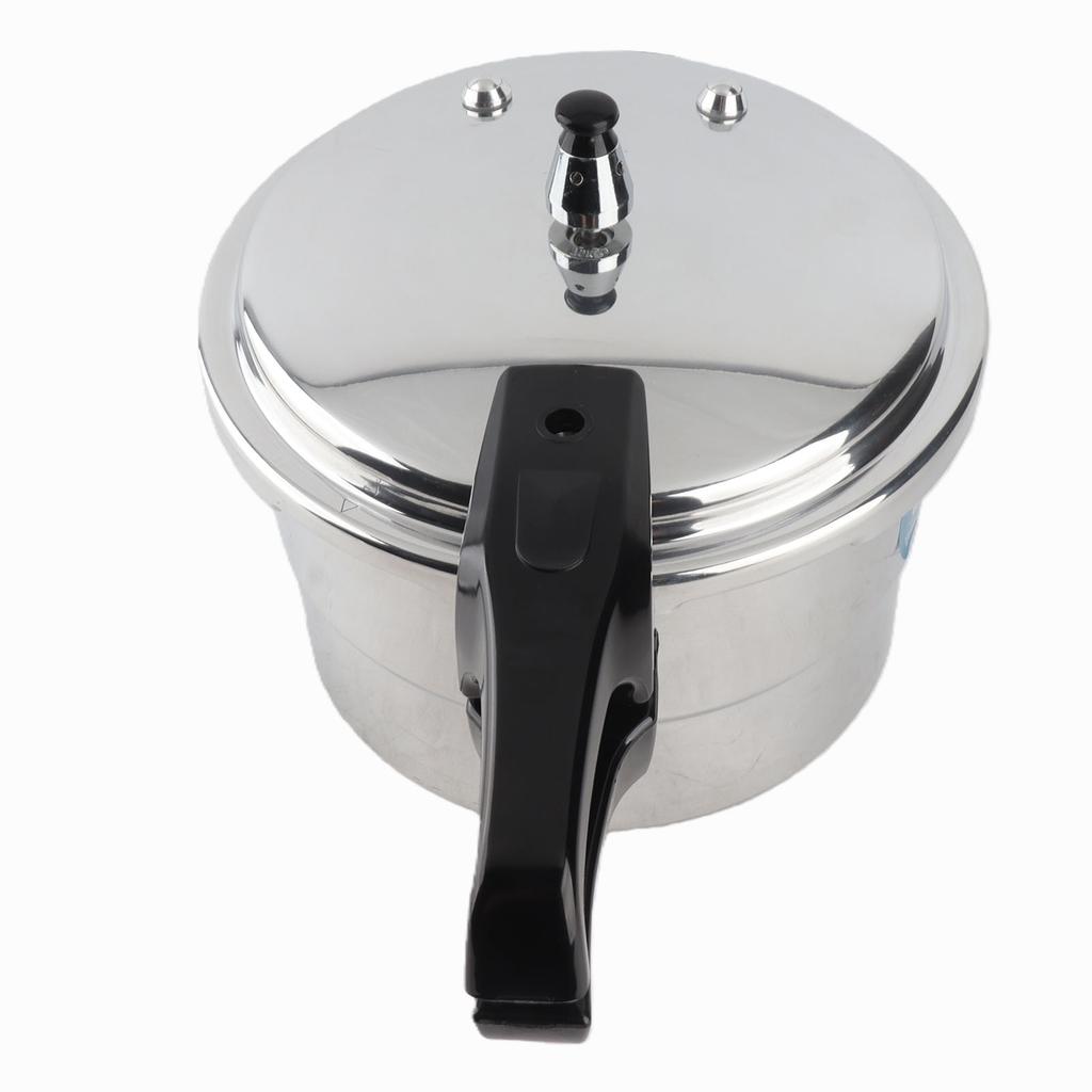 Pressure Cooker 5L Aluminum Alloy Explosion Proof Fast Cooking Canning Cooker Pot with Steam Rack for Gas Electric