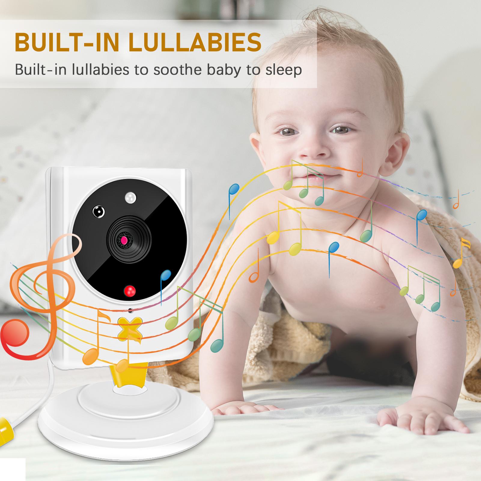 

Беспроводная радионяня, цифровая камера, видеомонитор для детей с 2,4-дюймовым TFT-экраном, 30 м, в помещении