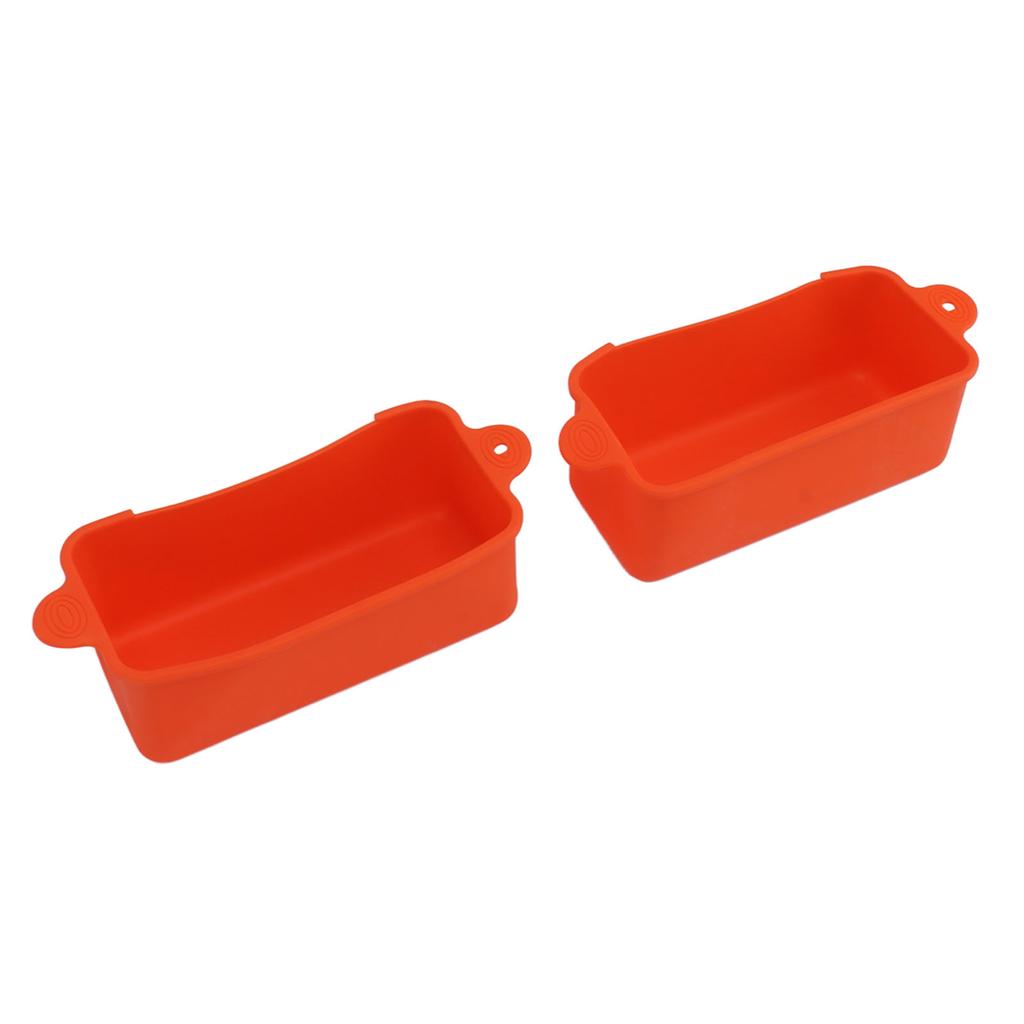 2 Pièces Doublures de Tasse à Graisse en Silicone Réutilisables Doublures de Bac d'Égouttement Silicone Récupérateur de Graisse Arrière pour Plaque de Cuisson