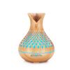 Difusor de Óleo Essencial 500ml com Grão de Madeira e Design Vazado - Umidificador de Pétala de Grande Capacidade para Aromaterapia Doméstica.