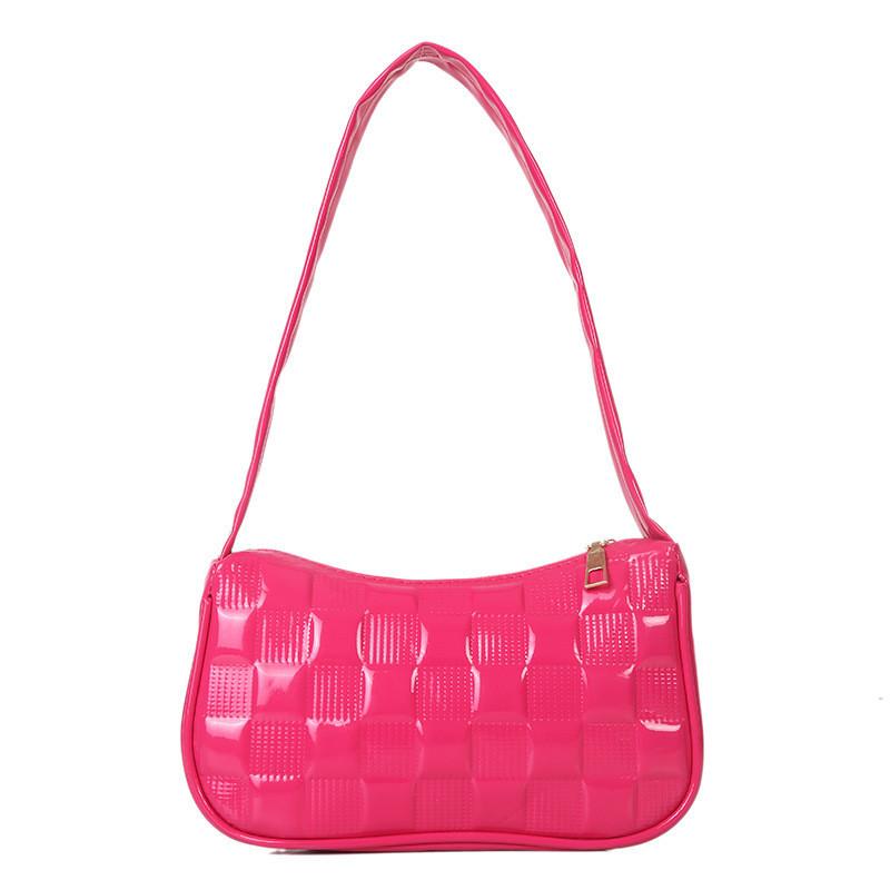 Chic Square Handheld Bag For Women Stylish Urban Design In White Orange Green