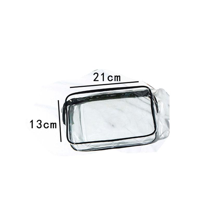 Clear Makeup Bag, 3 Pack TSA Approved Toiletry Bag for Travel Size ToiletriesCarry On Airport Airline Compliant Bag Travel Makeup Cosmetic Bag