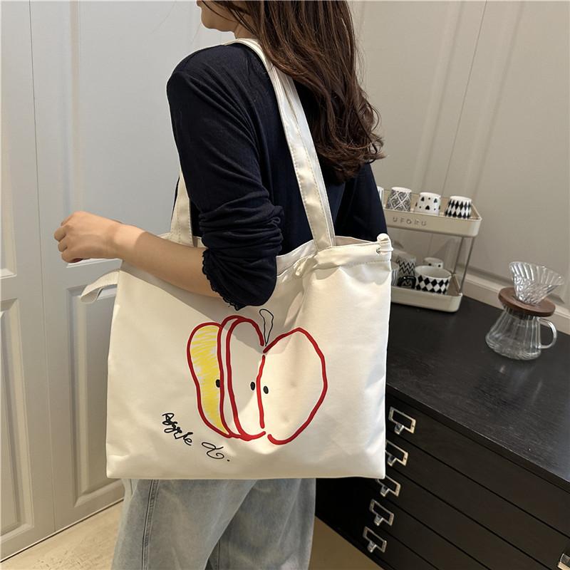 

Новый темпераментная красивая сумка подмышку сумка на плечо повседневная универсальная большая вместимость для поездок на работу нейлоновая сумка-тоут белый