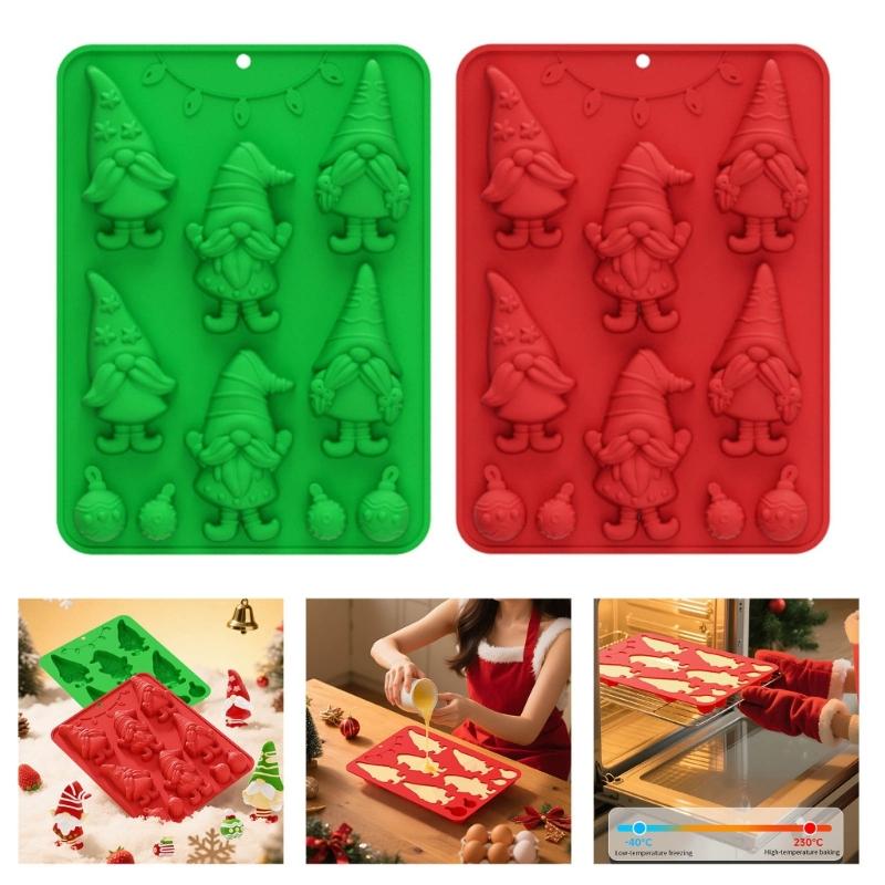 Silicone Baking Molds Nontoxic Materials For Cakes Chocolate Mousses Ice Creams With Easy Cleaning Design And Durable Structure