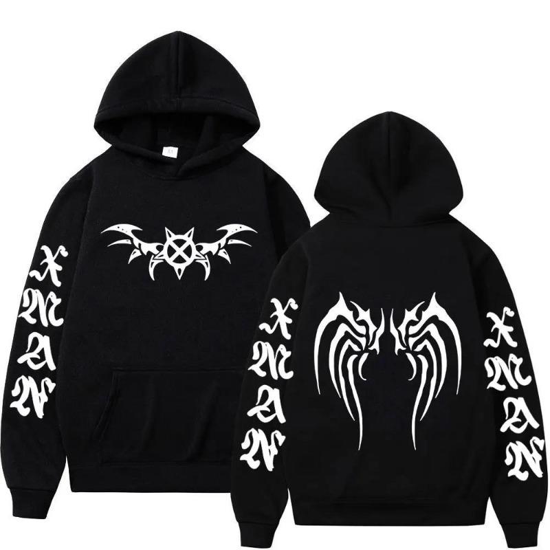 Rapper  Carson X Wing Hoodies Men Women Sweatshirt Print Unisex Hip Hop Style Autumn Winter Fashion Tops Clothes Male
