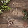 Enamel Color Hollow Heart Pendant Multi-layer Hollow Heart Women's Valentine's Day Alloy Necklace