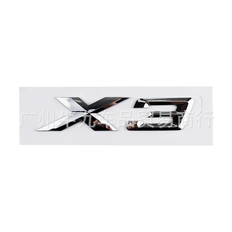 Suitable for the new X1 X2 X3 X4 X5 X6 X7 GT car logo, trunk tail label, car sticker